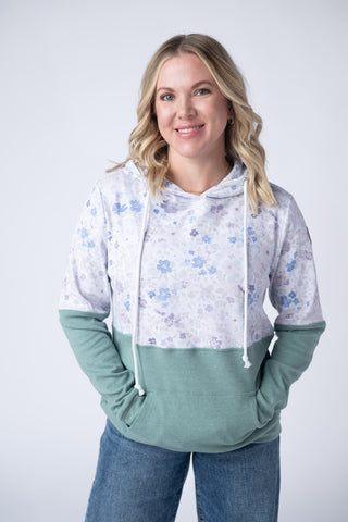 Spring Meadows and Sage Hoodie