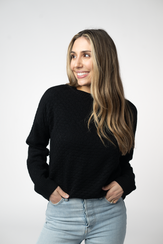 The Gia Sweater in Black