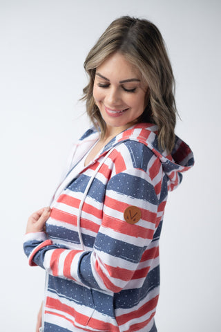 Stars & Stripes Full Zip Hoodie