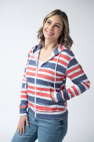 Stars & Stripes Full Zip Hoodie