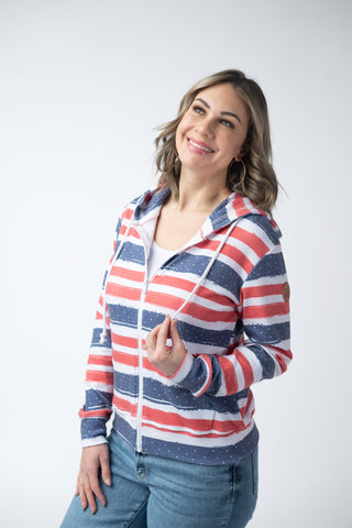 Stars & Stripes Full Zip Hoodie