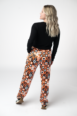 Trick-Or-Treat Checkered Lounge Pants