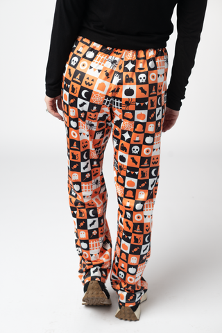 Trick-Or-Treat Checkered Lounge Pants