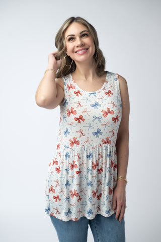 American Bows Ruffle Tank
