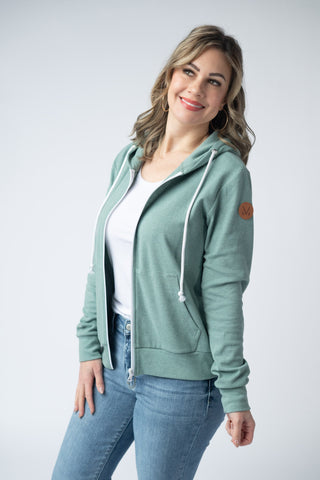 Sage Full Zip Hoodie