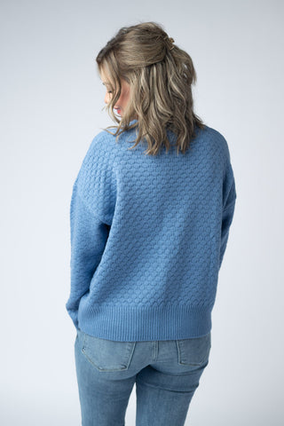 Blue Spring Sweater