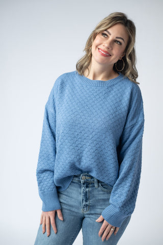 Blue Spring Sweater