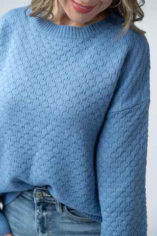 Blue Spring Sweater