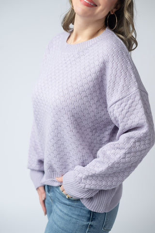 Lavender Spring Sweater