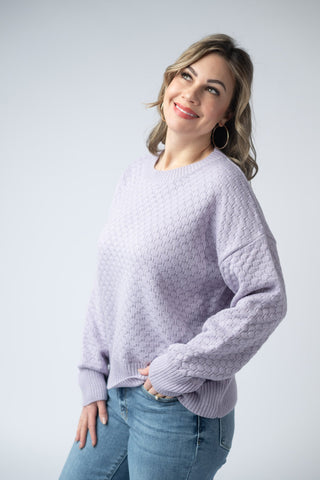 Lavender Spring Sweater