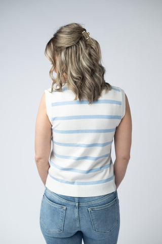 Cabana Striped Knit Tank
