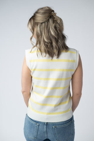 Ray of Sunshine Striped Knit Tank