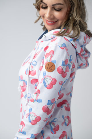 Patriotic Cherries Hoodie