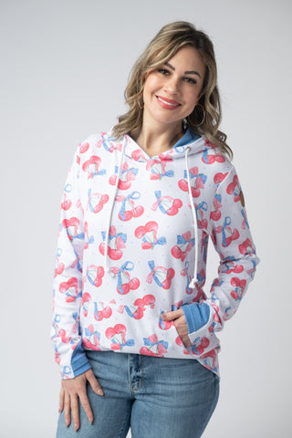 Patriotic Cherries Hoodie