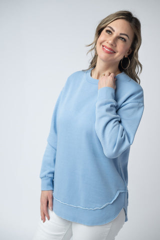 Blue Sky Vintage Wash Pullover