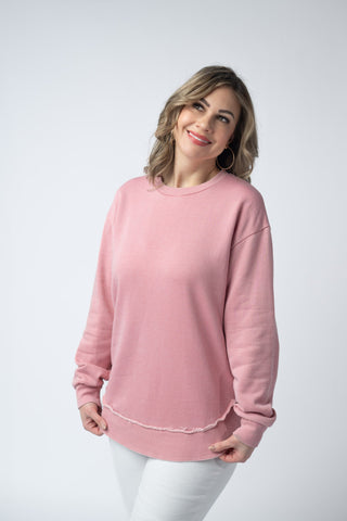 Dusty Pink Vintage Wash Pullover