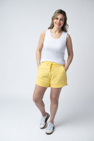 Lemon Vintage Wash Shorts