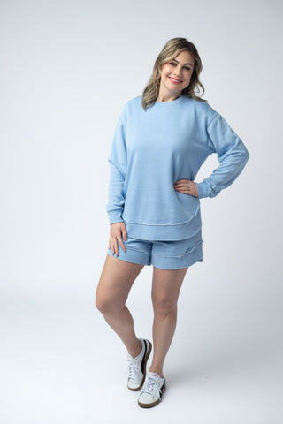 Blue Sky Vintage Wash Pullover