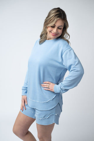 Blue Sky Vintage Wash Pullover