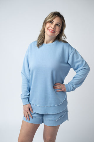 Blue Sky Vintage Wash Pullover