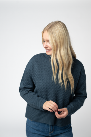 The Gia Sweater in Teal