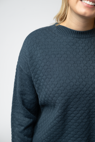 The Gia Sweater in Teal