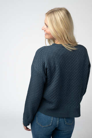 The Gia Sweater in Teal