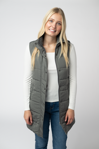 Grey Harlowe Long Vest
