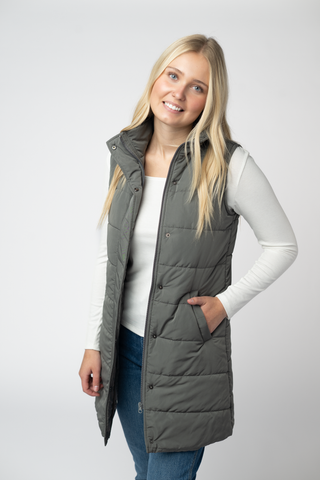 Grey Harlowe Long Vest
