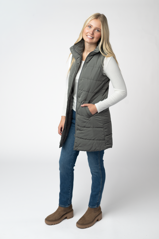 Grey Harlowe Long Vest