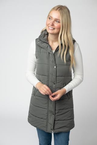 Grey Harlowe Long Vest
