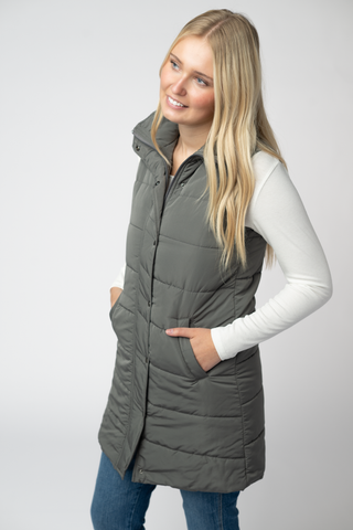 Grey Harlowe Long Vest