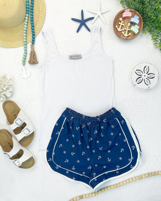 Nautical Navy Shorts