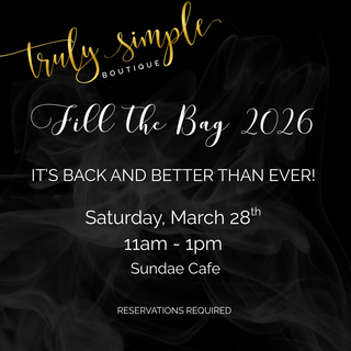 Fill the Bag Event - Saturday, March 28th - 11am - 2pm - Reservations Required