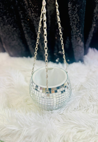 Disco Ball Planter