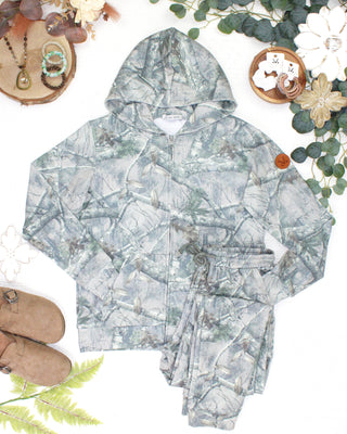 Camo Full Zip Hoodie