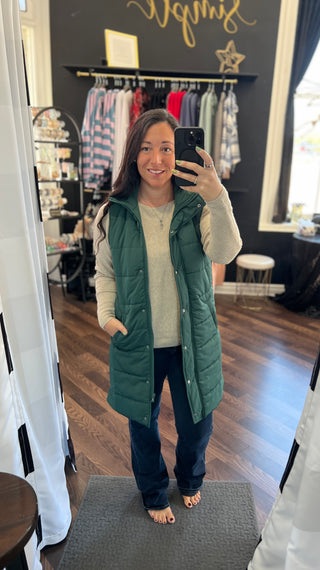 Hunter Harlowe Long Vest - available S-3X