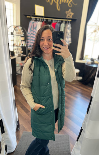 Hunter Harlowe Long Vest - available S-3X