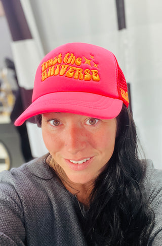 Trust the Universe Embroidered Trucker Hat