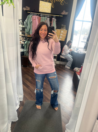 Rose Tatum Textured Hoodie