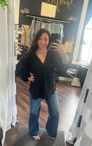 The Tiffany Blouse - Black