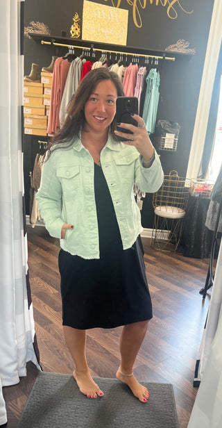 Mint Denim Jacket
