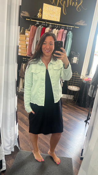 Mint Denim Jacket