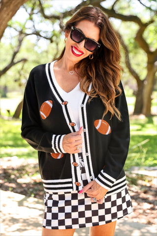 *SUNDAY PRE-ORDER* Football Cardigan