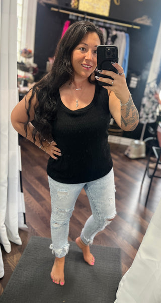 Becky Tank in Black