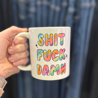 Shit F*ck Damn Cup Ceramic Mug