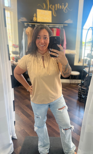 The Elizabeth Blouse - Sand