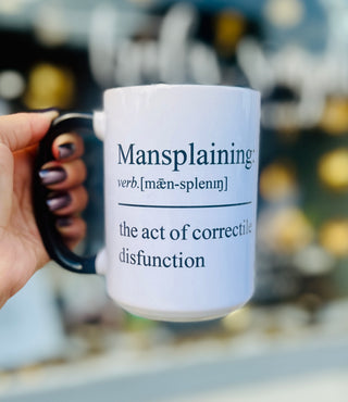 Mansplaining Definition Ceramic Mug