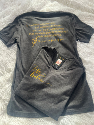 Life is About Balance Graphic Tee - a Marilyn & Lee Exclusive