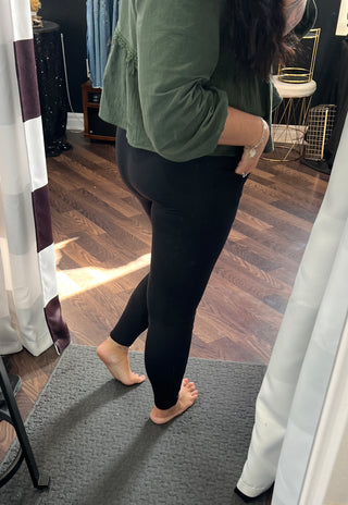 Black High Waist Leggings